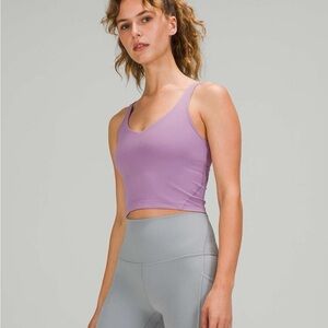 Lululemon Lavender Align Crop Tank size 2